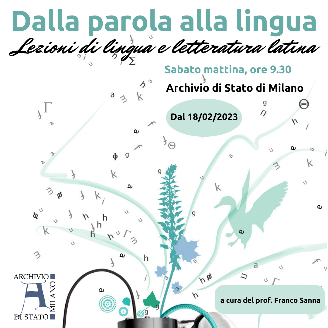 Dalla parola alla lingua. Lezioni di lingua e letteratura latina all'Archivio di Stato di Milano